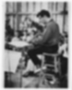 Leonard Bernstein conducting a Tanglewood Music Center orchestra rehearsal, circa 1955. COURTESY OF BSO